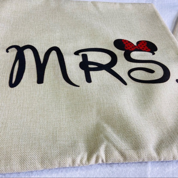 Mr and Mrs Mickey Mouse Pillow Covers - Picture 2 of 13